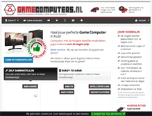 Tablet Screenshot of gamecomputers.nl